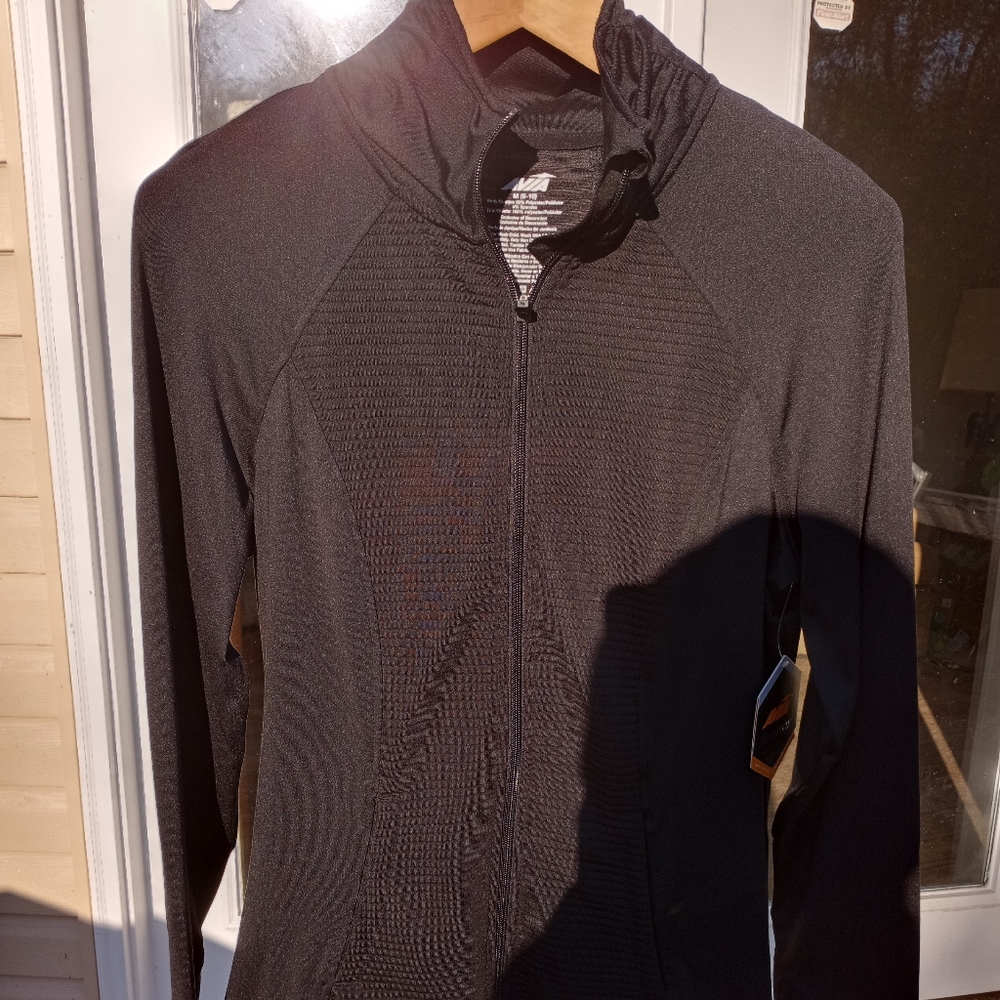 Avia Black Athleisure Jacket Size Medium 8-10
